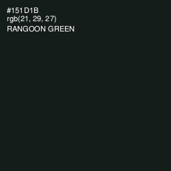 #151D1B - Rangoon Green Color Image